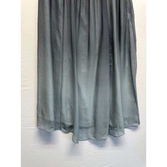 Y2K The Limited Strapless Ombre 100% Silk Chiffon Dress Fairy Grunge Size 8 READ - Picture 2 of 11